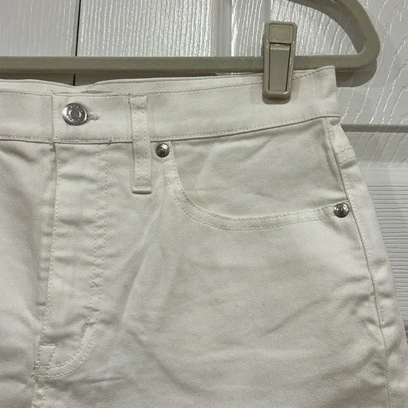 J. Crew High-Rise White Denim Shorts Womens Size 27 - Picture 2 of 7